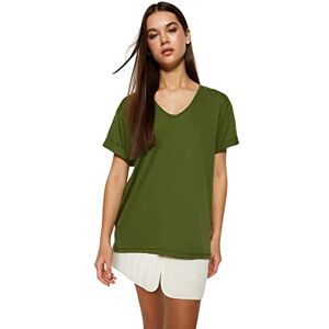 Trendyol T-shirt – kaki – överdimensionerad, khaki, M, Khaki, M Trendyol T-shirt – kaki – överdimensionerad, khaki, M, Khaki, M
