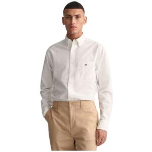 GANT Herr REG Oxford-skjorta klassisk skjorta, vit, standard, Vit, S GANT Herr REG Oxford-skjorta klassisk skjorta, vit, standard, Vit, S