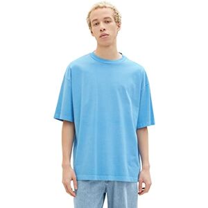 TOM TAILOR Denim herr T-tröja 1035923, 18395 – Rainy Sky Blue, XS TOM TAILOR Denim herr T-tröja 1035923, 18395 – Rainy Sky Blue, XS