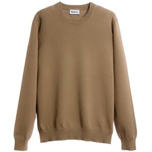 Diana Studio Stickad Pariskrage, taupe, herr, 100% bomull, långa ärmar, storlek XXL, normal F, Beige, XXL-3XL Diana Studio Stickad Pariskrage, taupe, herr, 100% bomull, långa ärmar, storlek XXL, normal F, Beige, XXL-3XL