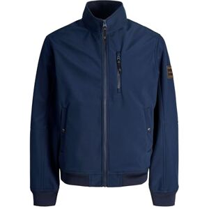 JACK & JONES Jjeparker Softshell Bomber Sn, marinblå blazer, L JACK & JONES Jjeparker Softshell Bomber Sn, marinblå blazer, L