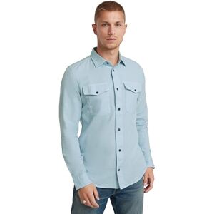 G-STAR RAW Marine Slim Shirt ls, Blå (Faze Blue Gd D24963-d454-c589), XXL G-STAR RAW Marine Slim Shirt ls, Blå (Faze Blue Gd D24963-d454-c589), XXL