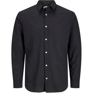 JACK & JONES JJEBREEZE skjorta LS SN PLS, svart, 3XL JACK & JONES JJEBREEZE skjorta LS SN PLS, svart, 3XL