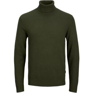 JACK & JONES herr polokrage Jjeemil Knit Roll Neck Noos, kombugrön, XS JACK & JONES herr polokrage Jjeemil Knit Roll Neck Noos, kombugrön, XS