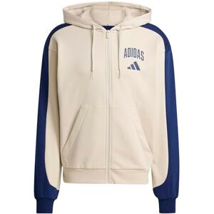 adidas Mezczyzni COLLEGIATE FLEECE FULL-ZIP, wonder alumina/dark blue, XL adidas Mezczyzni COLLEGIATE FLEECE FULL-ZIP, wonder alumina/dark blue, XL