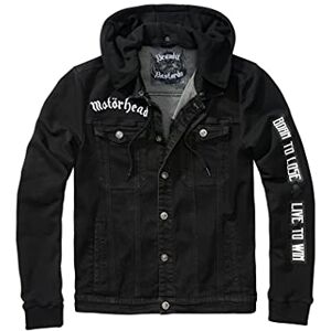 Brandit Motörhead Cradock denimjacka vindjacka för män, svart, XXL Brandit Motörhead Cradock denimjacka vindjacka för män, svart, XXL