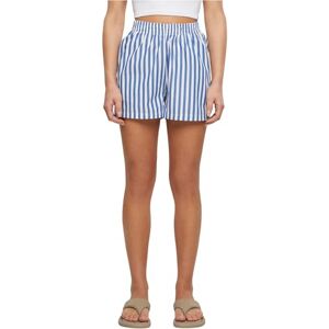 Urban Classics Damshorts, randiga shorts, vit/blå 3XL, Vit/blå, 3XL Urban Classics Damshorts, randiga shorts, vit/blå 3XL, Vit/blå, 3XL