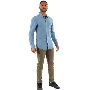 Levi's Långärmad herrskjorta Housemark Slim skjorta, marinpion, S Levi's Långärmad herrskjorta Housemark Slim skjorta, marinpion, S