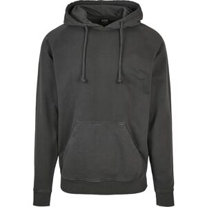 Urban Classics Huvtröja för män med raglanärmar, overdyed used look, hoodie, avslappnad huvtröja, storlek S till 5XL, Svartfågel, M Urban Classics Huvtröja för män med raglanärmar, overdyed used look, hoodie, avslappnad huvtröja, storlek S till 5XL, Svartfågel, M