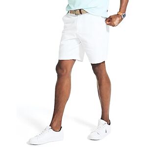 Nautica herr klassisk passform platt framsida stretch solid chino däck kort ledig, Kritvit, 44 SE Nautica herr klassisk passform platt framsida stretch solid chino däck kort ledig, Kritvit, 44 SE