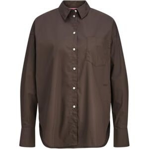 JACK & JONES Jxjamie Ls Relaxed Poplin Shirt WVN Noos, Fästen, XL JACK & JONES Jxjamie Ls Relaxed Poplin Shirt WVN Noos, Fästen, XL