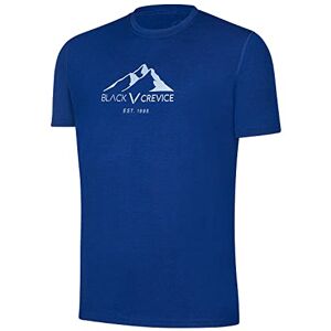 Black Crevice Merino T-shirt för män I högkvalitativ merinotröja I herr-t-shirt av 70% merinoull & 30% PES I temperaturreglerande t-shirt män I Mulesingfri skjorta för män, stålblå, L Black Crevice Merino T-shirt för män I högkvalitativ merinotröja I herr-t-shirt av 70% merinoull & 30% PES I temperaturreglerande t-shirt män I Mulesingfri skjorta för män, stålblå, L
