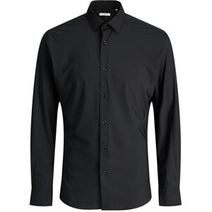 JACK & JONES Jprblaactive Stretch Ls Shirt Sn, svart, M JACK & JONES Jprblaactive Stretch Ls Shirt Sn, svart, M
