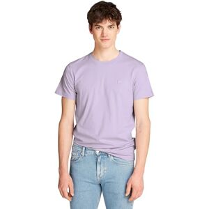 Calvin jeans herr Ck broderad bricka kortärmad rund hals t-shirt, Pastelllila, XXS Calvin jeans herr Ck broderad bricka kortärmad rund hals t-shirt, Pastelllila, XXS