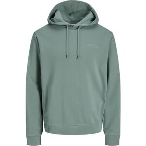 JACK & JONES Jjcollegelogotyp sweat Hood, Mineralblå, XS JACK & JONES Jjcollegelogotyp sweat Hood, Mineralblå, XS