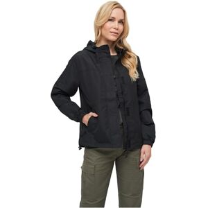 Brandit Dam sommar främre dragkedja vindjacka, svart, XL Brandit Dam sommar främre dragkedja vindjacka, svart, XL