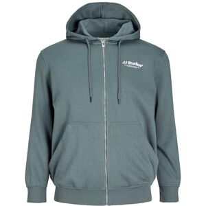 JACK & JONES Jjesoho Sweat Zip Hood Noos Pls – plus size, Stormigt väder, 3XL JACK & JONES Jjesoho Sweat Zip Hood Noos Pls – plus size, Stormigt väder, 3XL