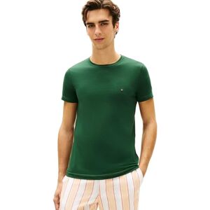 Tommy Hilfiger Herr Stretch Slim Fit Tee Mw0Mw10800, Grön, M Tommy Hilfiger Herr Stretch Slim Fit Tee Mw0Mw10800, Grön, M