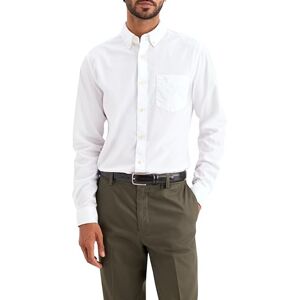 Dockers Mäns skjortor signatur Stain Def Slim, Lucent White, M Dockers Mäns skjortor signatur Stain Def Slim, Lucent White, M