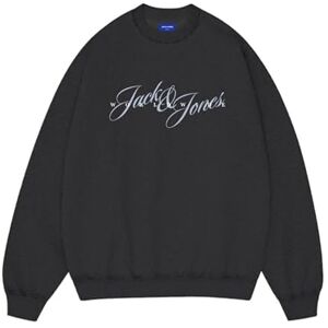 JACK & JONES Jorinwood sweat crew neck FST, svart, XL JACK & JONES Jorinwood sweat crew neck FST, svart, XL