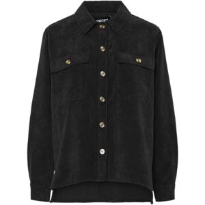 PIECES Pceffi Ls Shirt WVN Noos, svart, S PIECES Pceffi Ls Shirt WVN Noos, svart, S