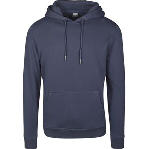 Urban Classics Huvtröja för män, basic sweat hoodie, marinblå, S Urban Classics Huvtröja för män, basic sweat hoodie, marinblå, S