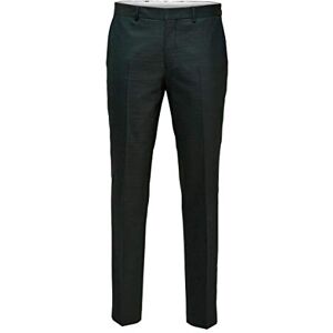 SELECTED HOMME Kostymbyxor för män slim fit, Mörkgrön, 42 SE SELECTED HOMME Kostymbyxor för män slim fit, Mörkgrön, 42 SE