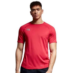 Canterbury herr liten logotyp superlätt t-shirt, röd flagga L Canterbury herr liten logotyp superlätt t-shirt, röd flagga L