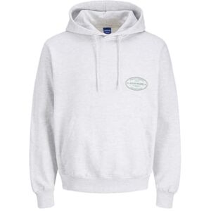JACK & JONES Joryork Graphic Sweat Hood, Ljus vit, L JACK & JONES Joryork Graphic Sweat Hood, Ljus vit, L