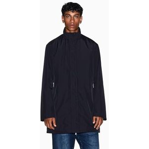 Giorgio Armani Men's Essential, täckt stängning med sidologotyp trenchcoat, djup marinblå, M, djup marin, M Giorgio Armani Men's Essential, täckt stängning med sidologotyp trenchcoat, djup marinblå, M, djup marin, M