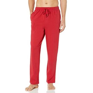 Amazon Essentials stickad pyjamasbyxa för män, röd, Small Amazon Essentials stickad pyjamasbyxa för män, röd, Small