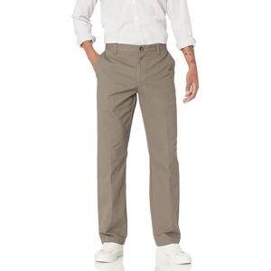 Amazon Essentials herr Classic-Fit skrynkelbeständig platt framsida chinos byxa (finns i stora och långa), brungrå, 52 B x 34 L Amazon Essentials herr Classic-Fit skrynkelbeständig platt framsida chinos byxa (finns i stora och långa), brungrå, 52 B x 34 L