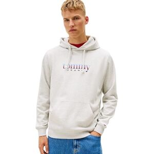 Tommy Jeans herr TJM REG ENTRY DNA PLAY HOOD DM0DM22642 pullover huvtröja, grå (isgrå ljung), S, Grå (isgrå ljung), S Tommy Jeans herr TJM REG ENTRY DNA PLAY HOOD DM0DM22642 pullover huvtröja, grå (isgrå ljung), S, Grå (isgrå ljung), S