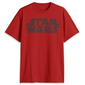 Star Wars Herr Simplest Logo Graphic Tee Shirt, röd, M Star Wars Herr Simplest Logo Graphic Tee Shirt, röd, M