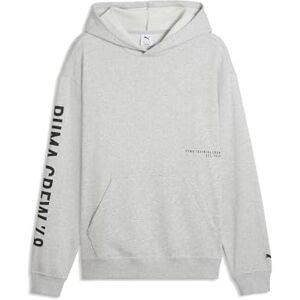 PUMA M GRAFIK FRANSK Frotté huvtröja ljusgrå ljung PUMA M GRAFIK FRANSK Frotté huvtröja ljusgrå ljung
