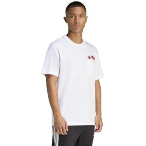 adidas Mezczyzni NOVELTY DART GRAPHIC T-SHIRT, white, S adidas Mezczyzni NOVELTY DART GRAPHIC T-SHIRT, white, S