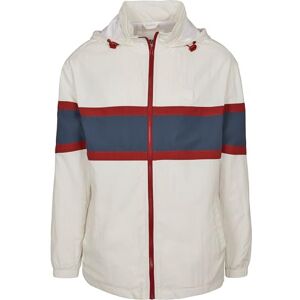 Urban Classics Crinkle nylon anorak vindjacka för män, Vit, S Urban Classics Crinkle nylon anorak vindjacka för män, Vit, S