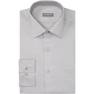 Van Heusen Herr Ultra Wrinkle Free Dress Shirt, Grå dimma, 38 cm 40 cm hals 81 cm Ärm Van Heusen Herr Ultra Wrinkle Free Dress Shirt, Grå dimma, 38 cm 40 cm hals 81 cm Ärm
