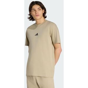 adidas Mezczyzni ESSENTIALS SMALL LOGO SINGLE JERSEY TEE, Wonder Cargo/black, XXL adidas Mezczyzni ESSENTIALS SMALL LOGO SINGLE JERSEY TEE, Wonder Cargo/black, XXL