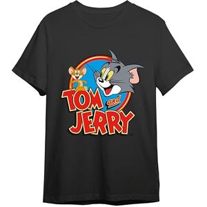 Comic Studio Tom & Jerry T-shirt Officiell licensierad artikel, unisex, svart, M, svart, M Comic Studio Tom & Jerry T-shirt Officiell licensierad artikel, unisex, svart, M, svart, M