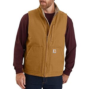Carhartt herr Arbetsverktyg Ytterkläder Sherpa Lined Mock-neck Vest, brun, 4XL Stor Tall Carhartt herr Arbetsverktyg Ytterkläder Sherpa Lined Mock-neck Vest, brun, 4XL Stor Tall