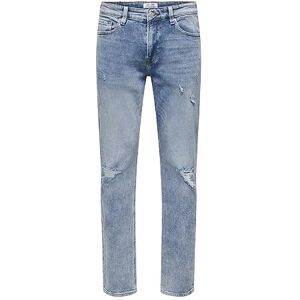 Only & Sons Herr ONSWEFT REG 3233 jeans, blå denim, 31/32 Only & Sons Herr ONSWEFT REG 3233 jeans, blå denim, 31/32