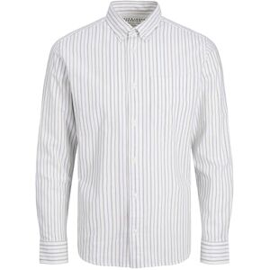 JACK & JONES Jprbrook Oxford skjorta L/S Noos, Sargasso Sea/ränder: smal passform, XS JACK & JONES Jprbrook Oxford skjorta L/S Noos, Sargasso Sea/ränder: smal passform, XS