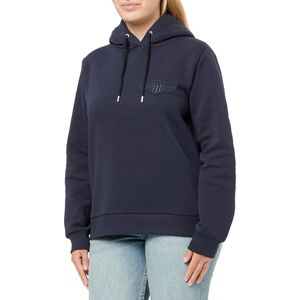 GANT REG Tonal Shield Hoodie, Kvällsblå, M GANT REG Tonal Shield Hoodie, Kvällsblå, M