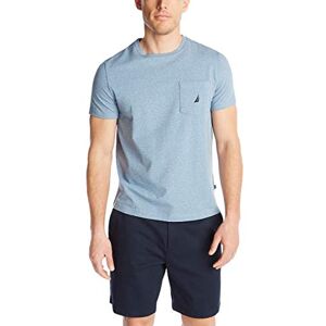 Nautica herr solid rund hals kortärmad ficka t-shirt Nautica herr solid rund hals kortärmad ficka t-shirt
