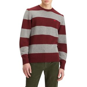 Levi's Herr original Housemark tröja sweatshirt, Calloway Stripe Choklad Truffle, L Levi's Herr original Housemark tröja sweatshirt, Calloway Stripe Choklad Truffle, L
