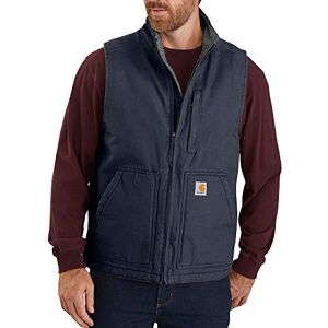 Carhartt Men's Sherpa Lined Mock-Neck Vest, Navy, X-Large Carhartt Men's Sherpa Lined Mock-Neck Vest, Navy, X-Large