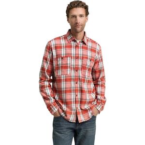 TOM TAILOR herrskjorta, 38518 – Tango Orange Multicolor Check, S TOM TAILOR herrskjorta, 38518 – Tango Orange Multicolor Check, S