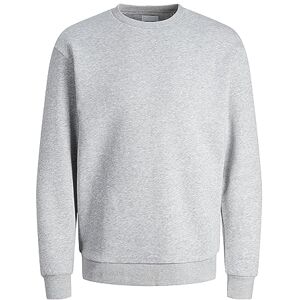 JACK & JONES JACK&JONES JJEBRADLEY Sweat Crew NOOS, Ljusgrå melange, L JACK & JONES JACK&JONES JJEBRADLEY Sweat Crew NOOS, Ljusgrå melange, L