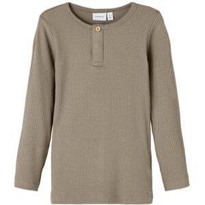 NAME IT pojkar Nmmkabille Ls Slim Top långärmad skjorta, Weathered Teak, 110 NAME IT pojkar Nmmkabille Ls Slim Top långärmad skjorta, Weathered Teak, 110